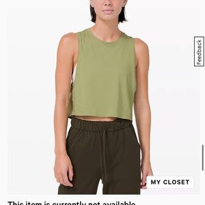 Lululemon crop tank